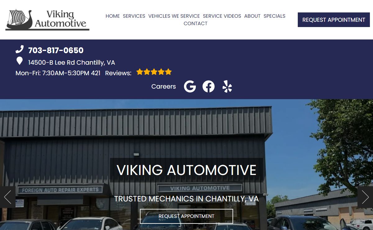Viking Automotive in Chantilly - 703-817-0650