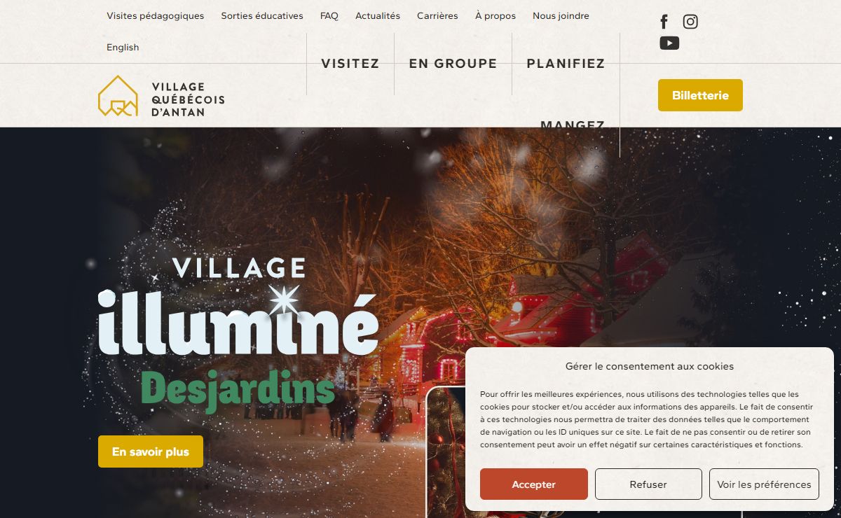 Village Québécois d’Antan | Site touristique à Drummondville