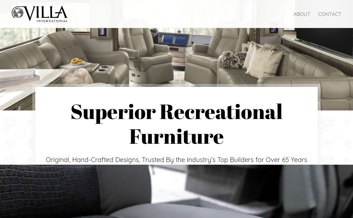 Villa International RV Furniture - High-Quality Automotive, RV, and Motorhome Furniture