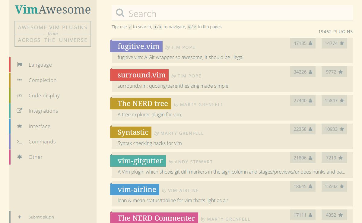Vim Awesome