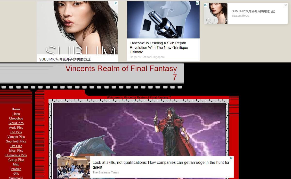 Vincents Realm of Final Fantasy 7