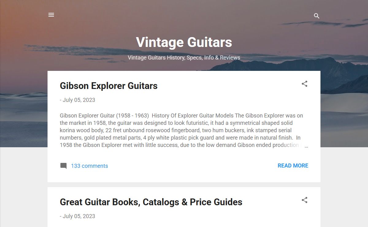 Vintage Guitars
