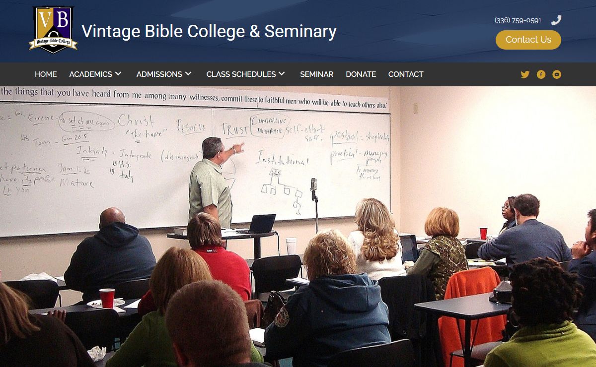 Vintage Bible College & Seminary | Winston-Salem North Carolina