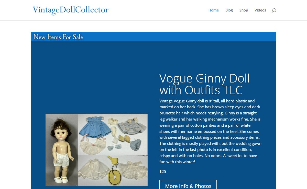 Vintage Doll Collector | Loving and learning about 20th century dolls