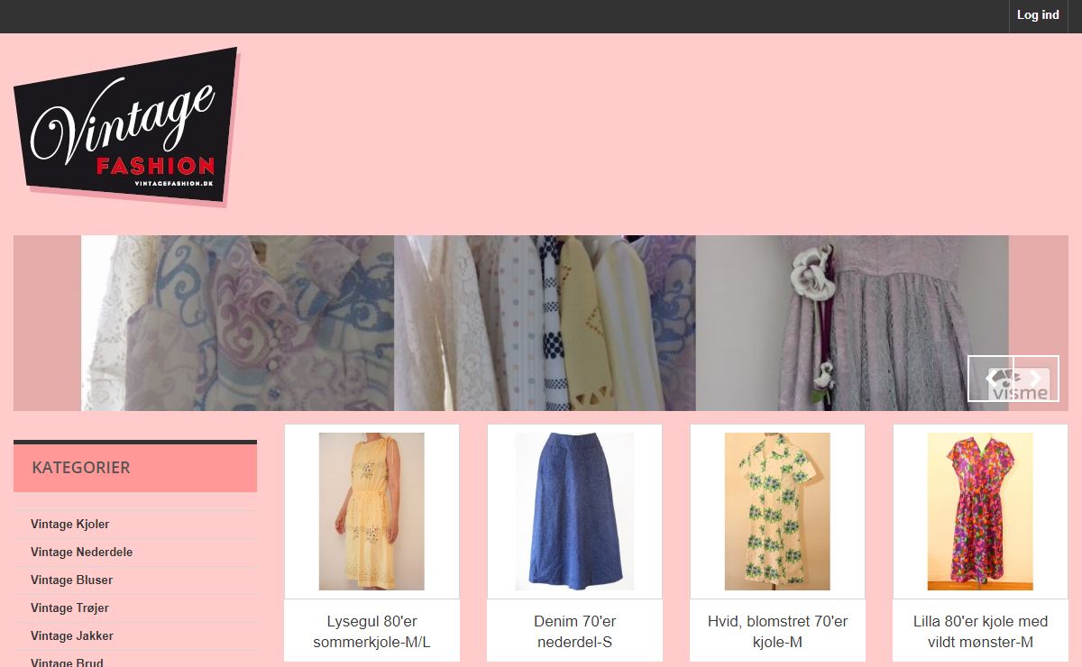 Køb vintage tøj online - VintageFashion.dk
