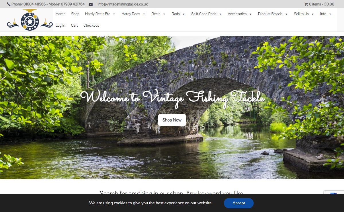 Vintage Fishing Tackle – Antique, vintage, modern, classic and prestige rods, reels and fishing tackle.