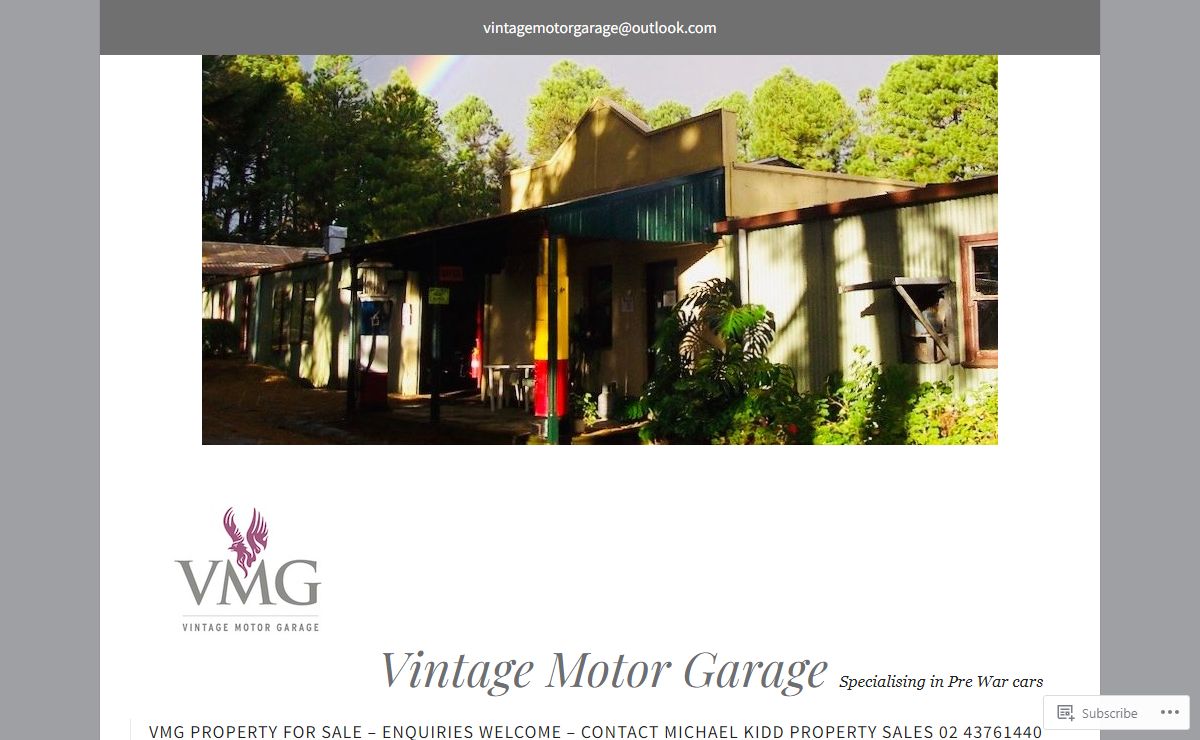 Vintage Motor Garage – Specialising in Pre War cars