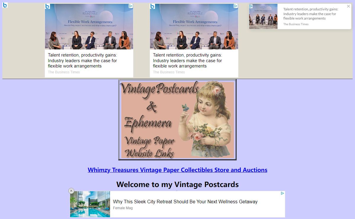 VINTAGE POSTCARDS & EPHEMERA