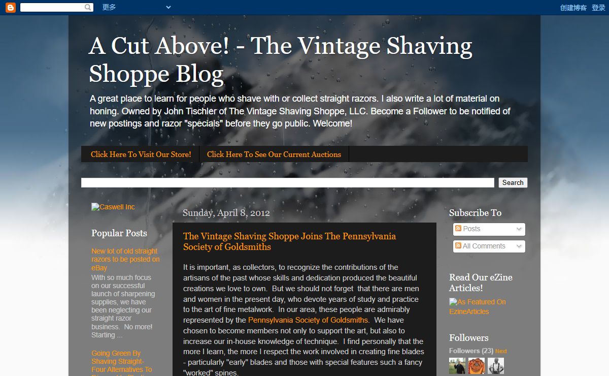 A Cut Above! - The Vintage Shaving Shoppe Blog