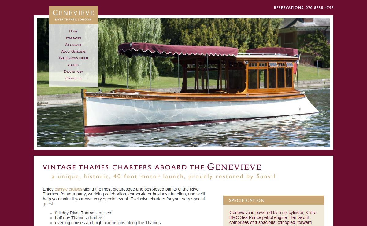 Vintage Thames Charters