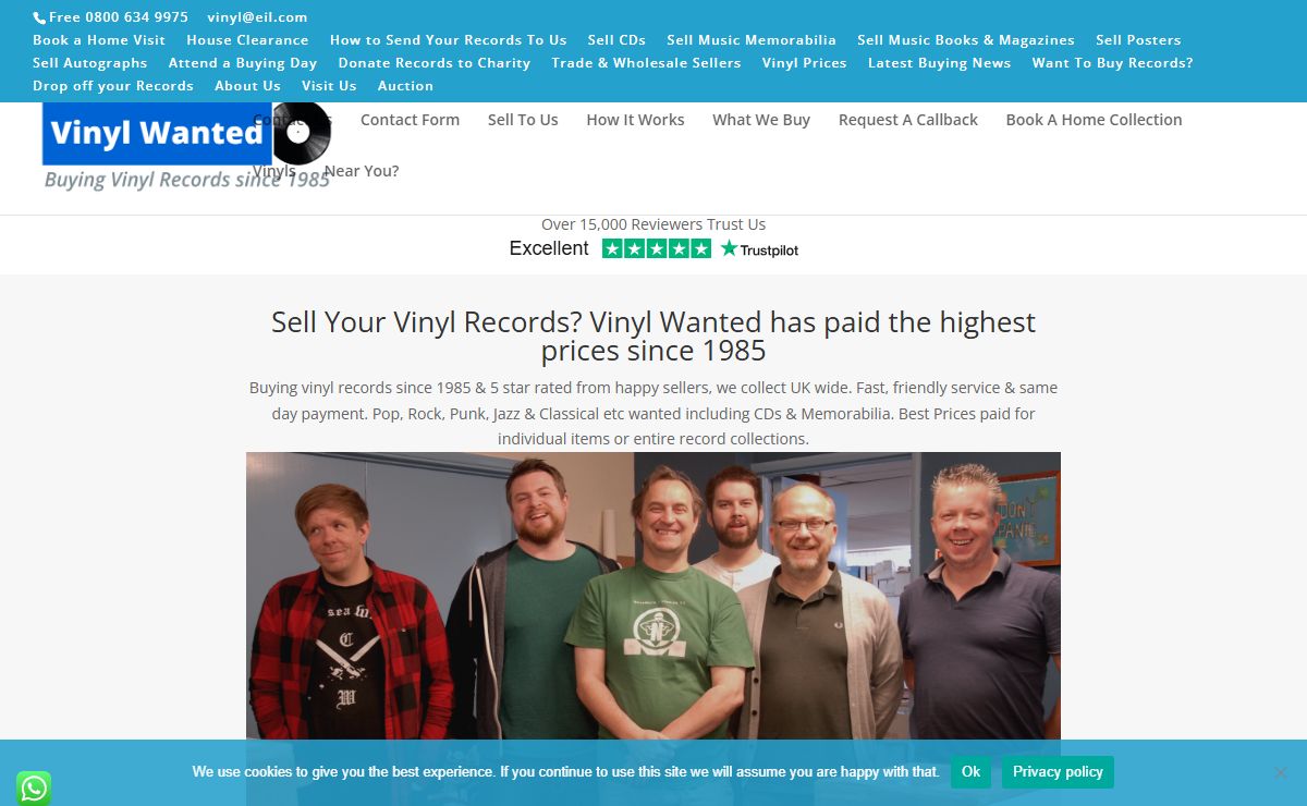 Sell Vinyl Records | Best Prices Paid UK-Wide| Contact Us
