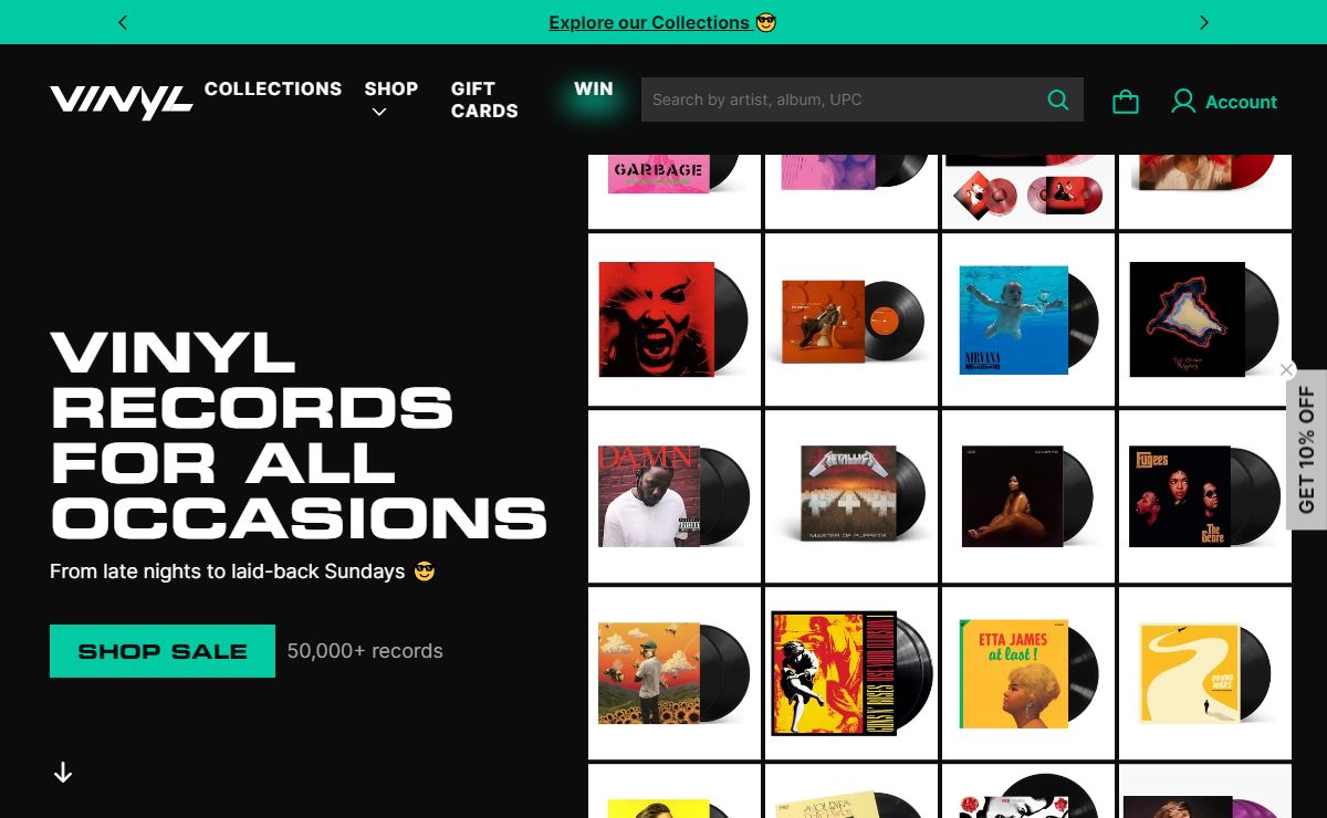 Buy Vinyl Records Online | Vinyl