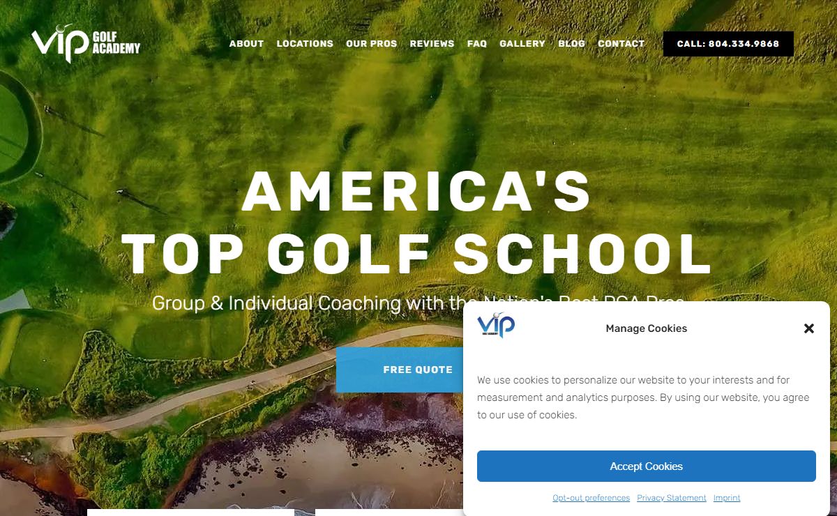 Golf Schools | Top PGA Professional Coaches | VIP Golf Academy