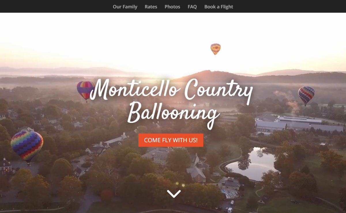 Monticello Country Ballooning - Hot Air Balloon Rides in Charlottesville, Virginia