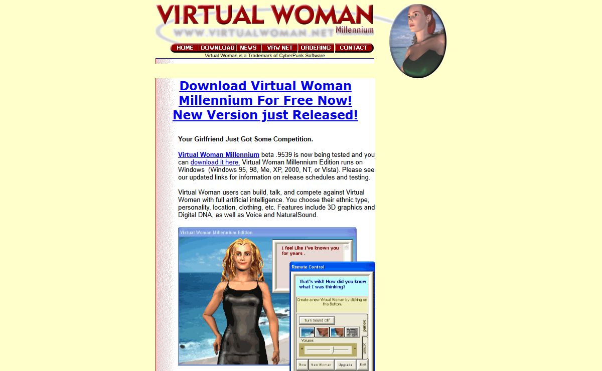 Virtual Woman by CyberPunk Software