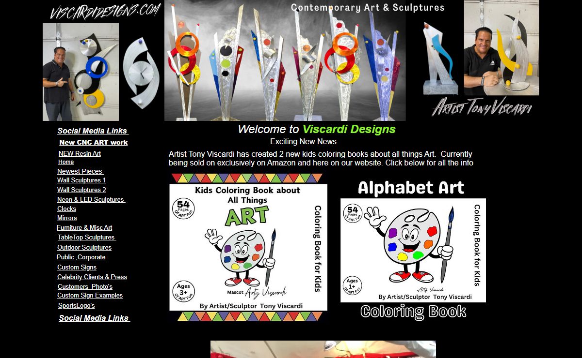 Contemporary Art & Sculptures by artist Tony Viscardi