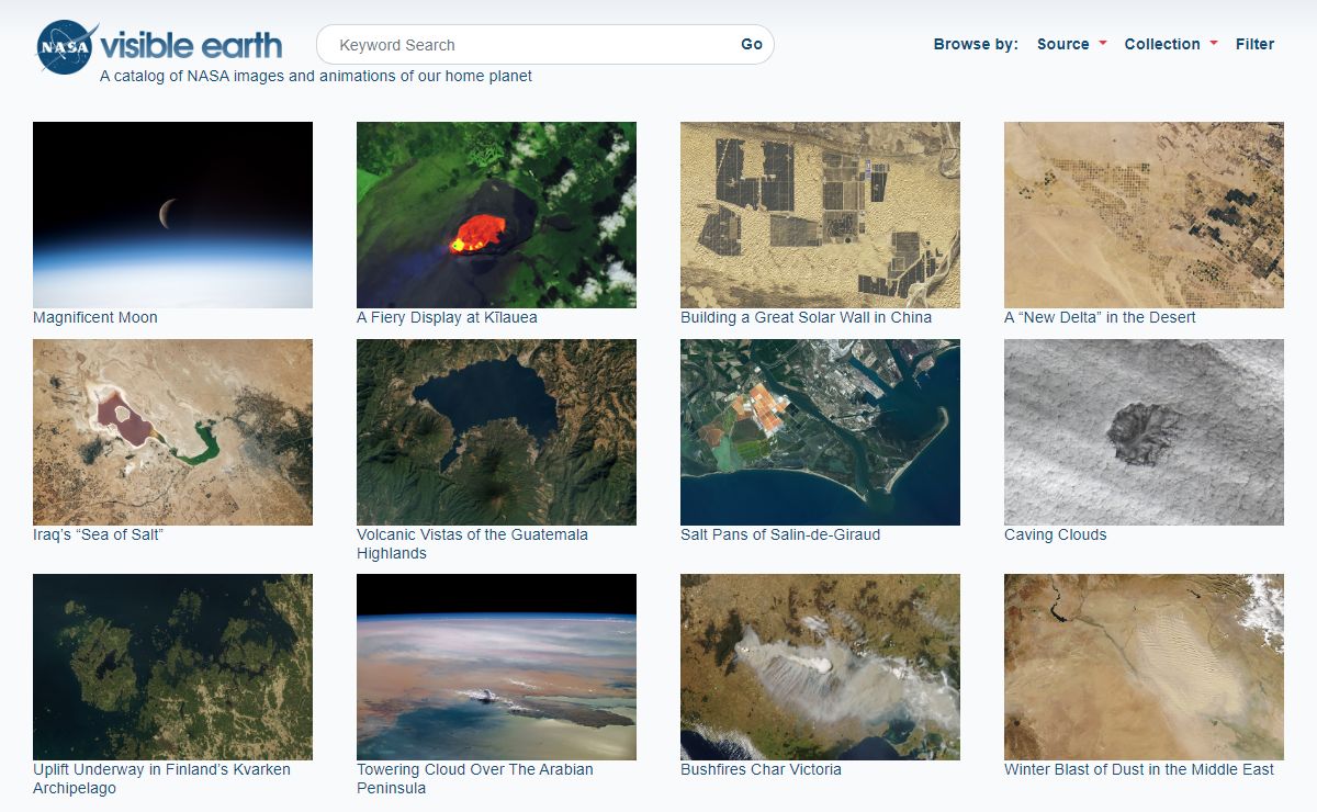 NASA Visible Earth - Home