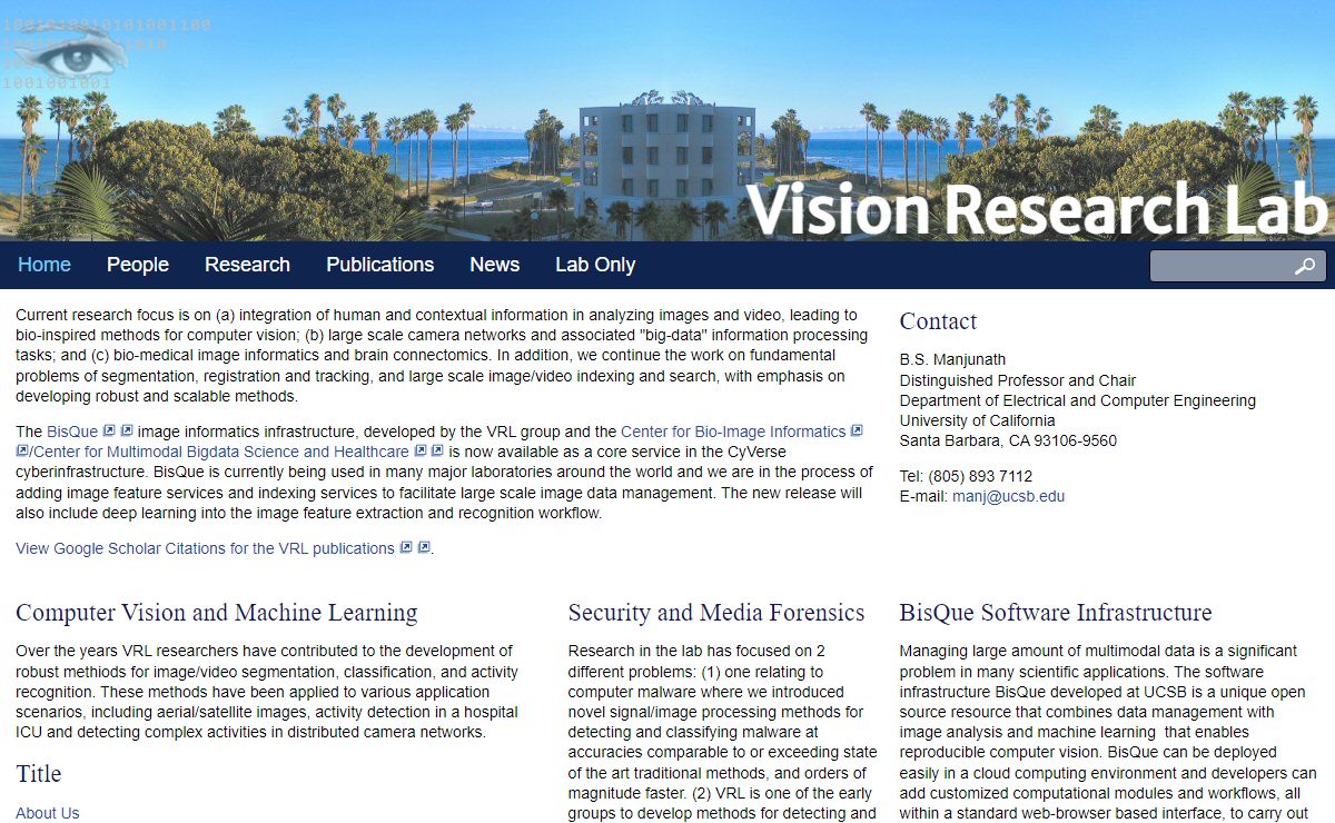 Vision Research Lab | UC Santa Barbara
