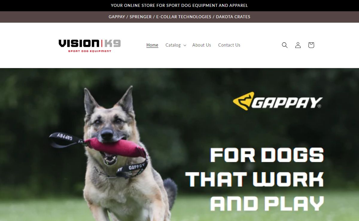 Sport Dog Equipment | Gappay | Sprenger | Dakota 283 | Top Matic – Vision K9 Inc.