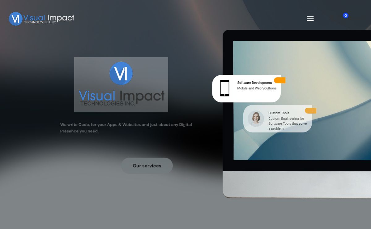 Visual Impact Technologies Inc. – Software Development