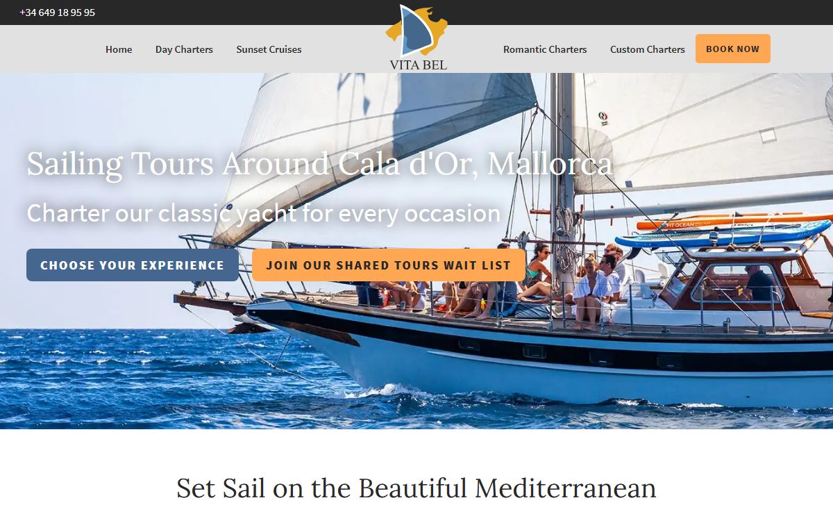 Mallorca Boat Trips and Charters | Vita Bel