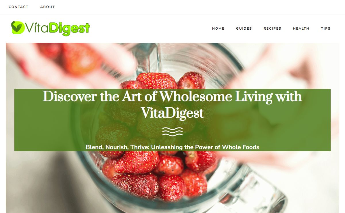 Vita Digest | Vitamins, Juices, and Whole Foods