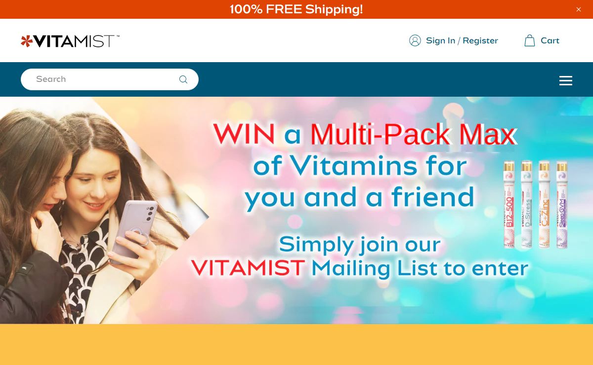 #1 Vitamin Oral Sprays and Oral Spray Supplements | VitaMist™ – VITAMIST