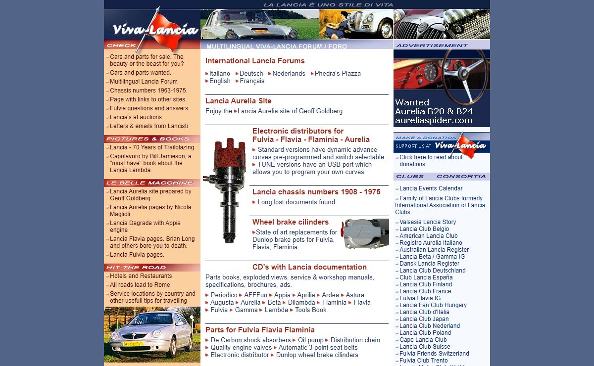 Viva Lancia. For Lancisti By Lancisti. Per Lancisti Da Lancisti