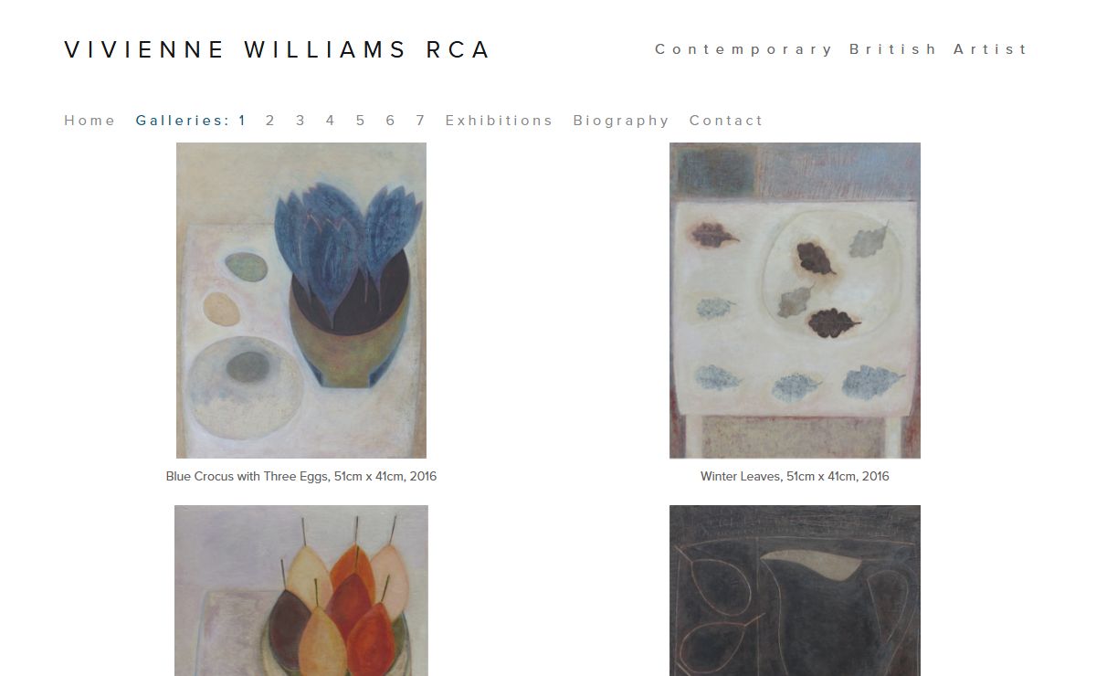 VIVIENNE WILLIAMS RCA Contemporary British Artist