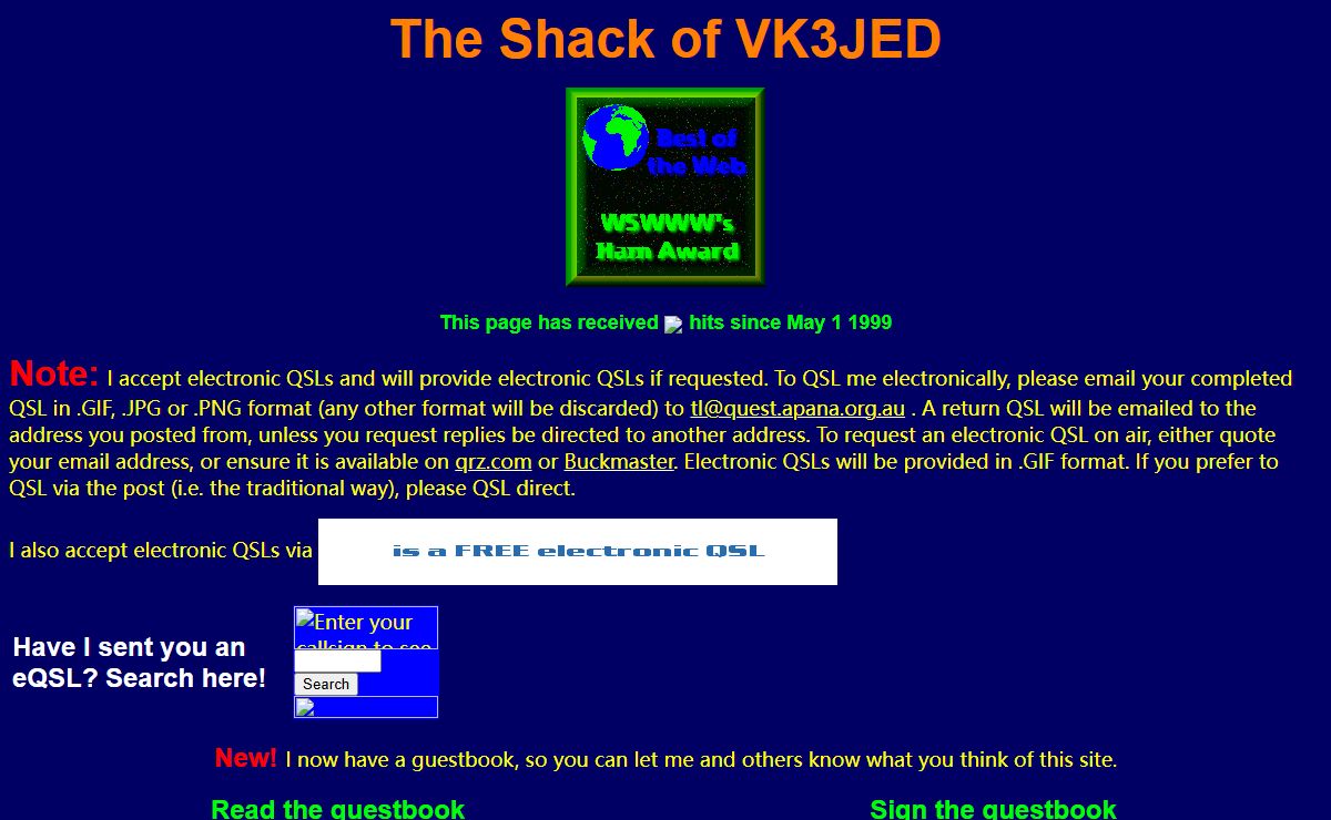 The Shack of VK3JED