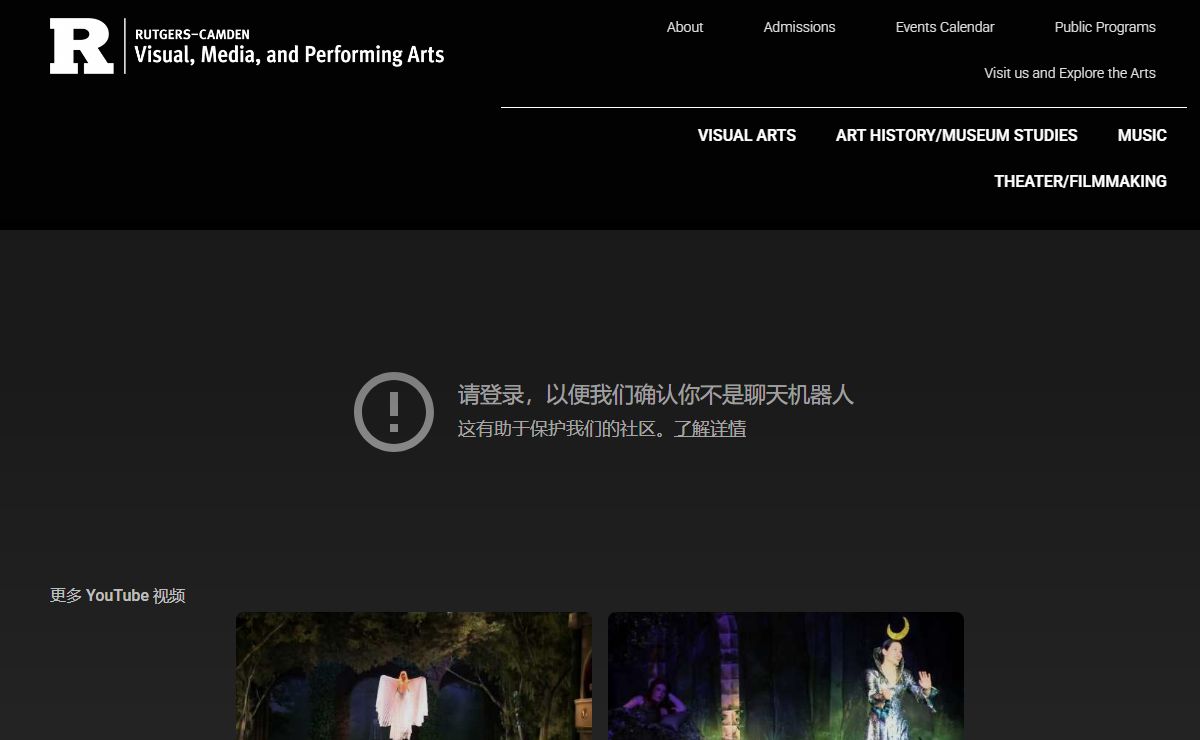 Visual, Media, and Performing Arts
