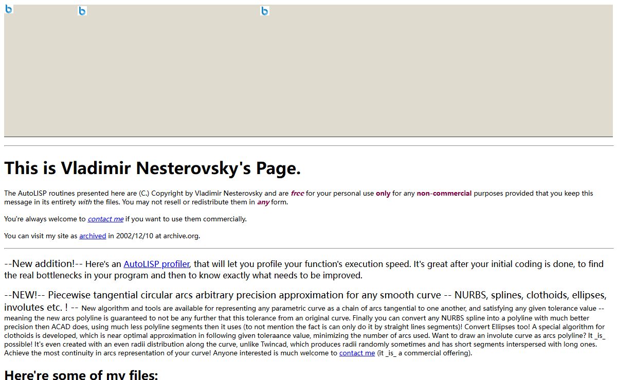 Vladimir Nesterovsky's Page