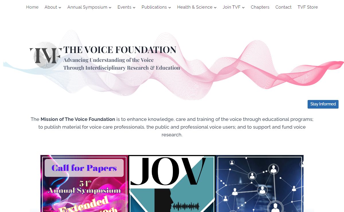 THE VOICE FOUNDATION
