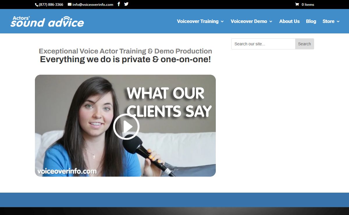 Voiceover Coaching & Demo Production