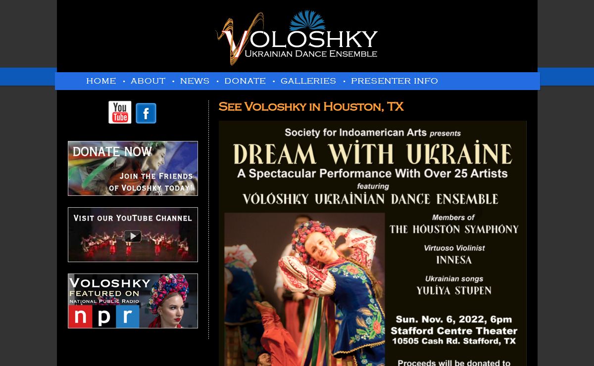 Voloshky Ukrainian Dance Ensemble