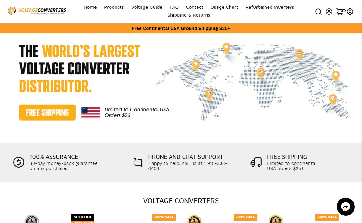 Voltage Converters - 110 220 Volt step up and down Power Transformers – VoltageConverters.com