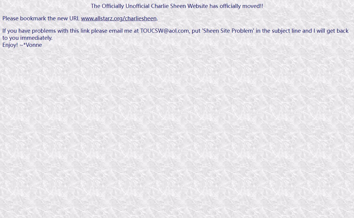 The Officially Unofficial Charlie Sheen Website