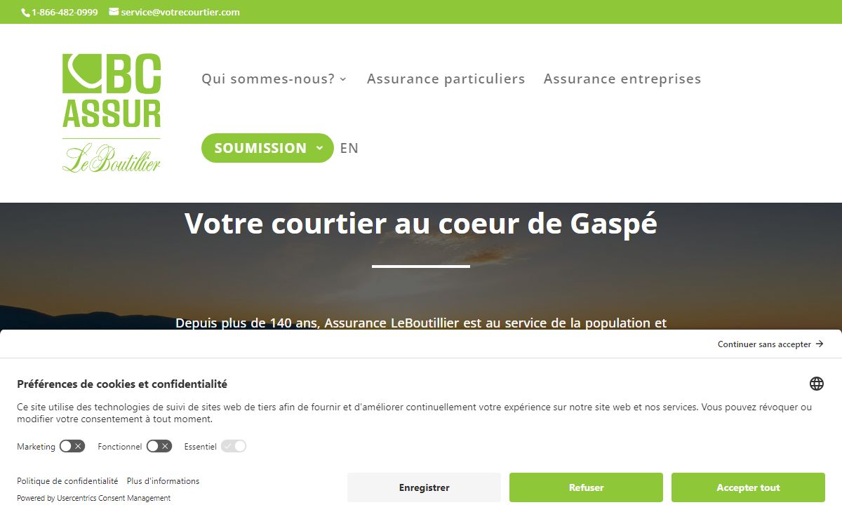 Accueil - Assurances LeBoutillier Inc