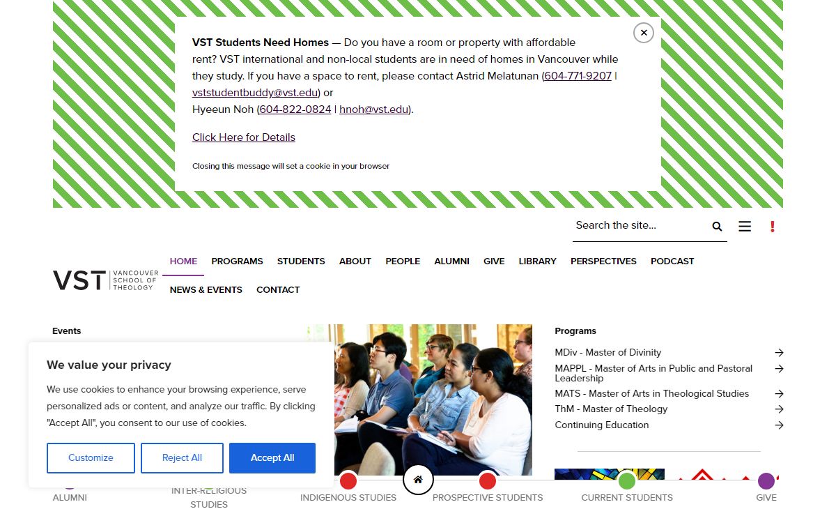 Home Page - Vancouver School of Theology