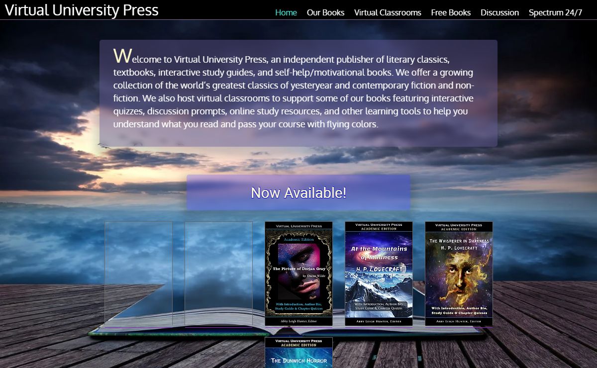 Virtual University Press - Great Classics of the Past and Future