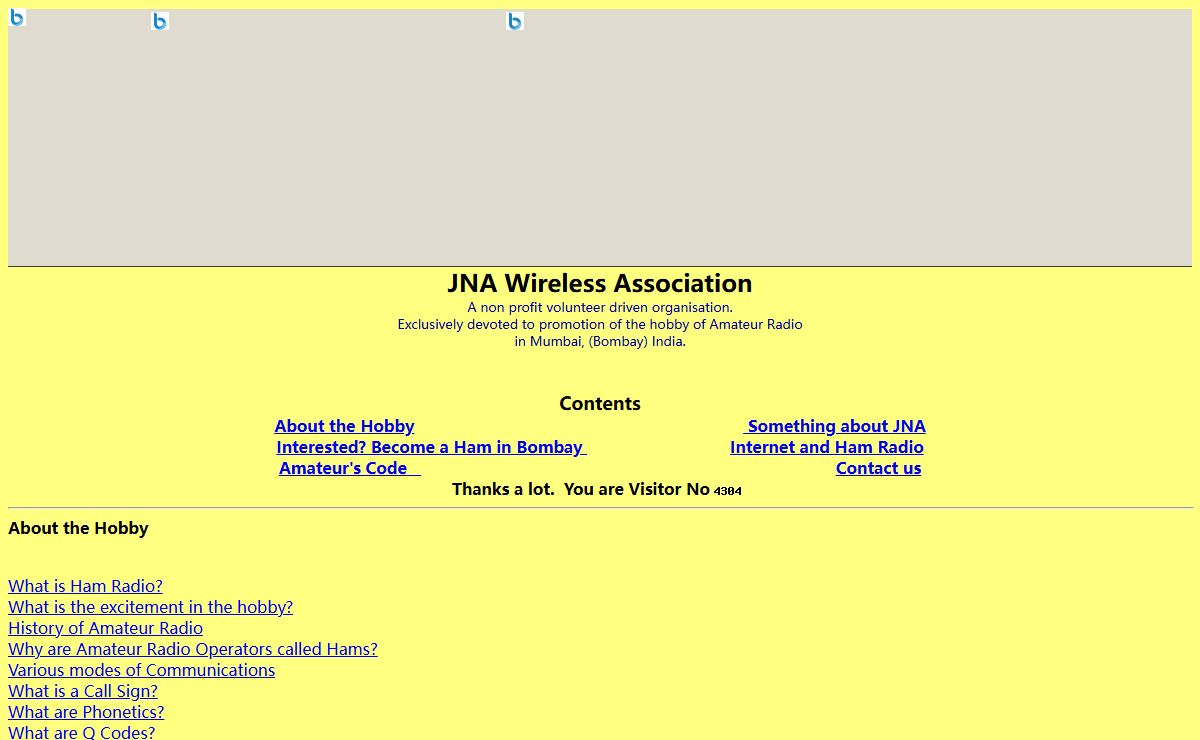 JNA Wireless Association VU2JNA