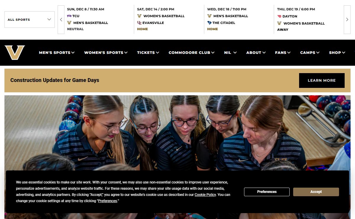 Vanderbilt Commodores | Official Athletic Site