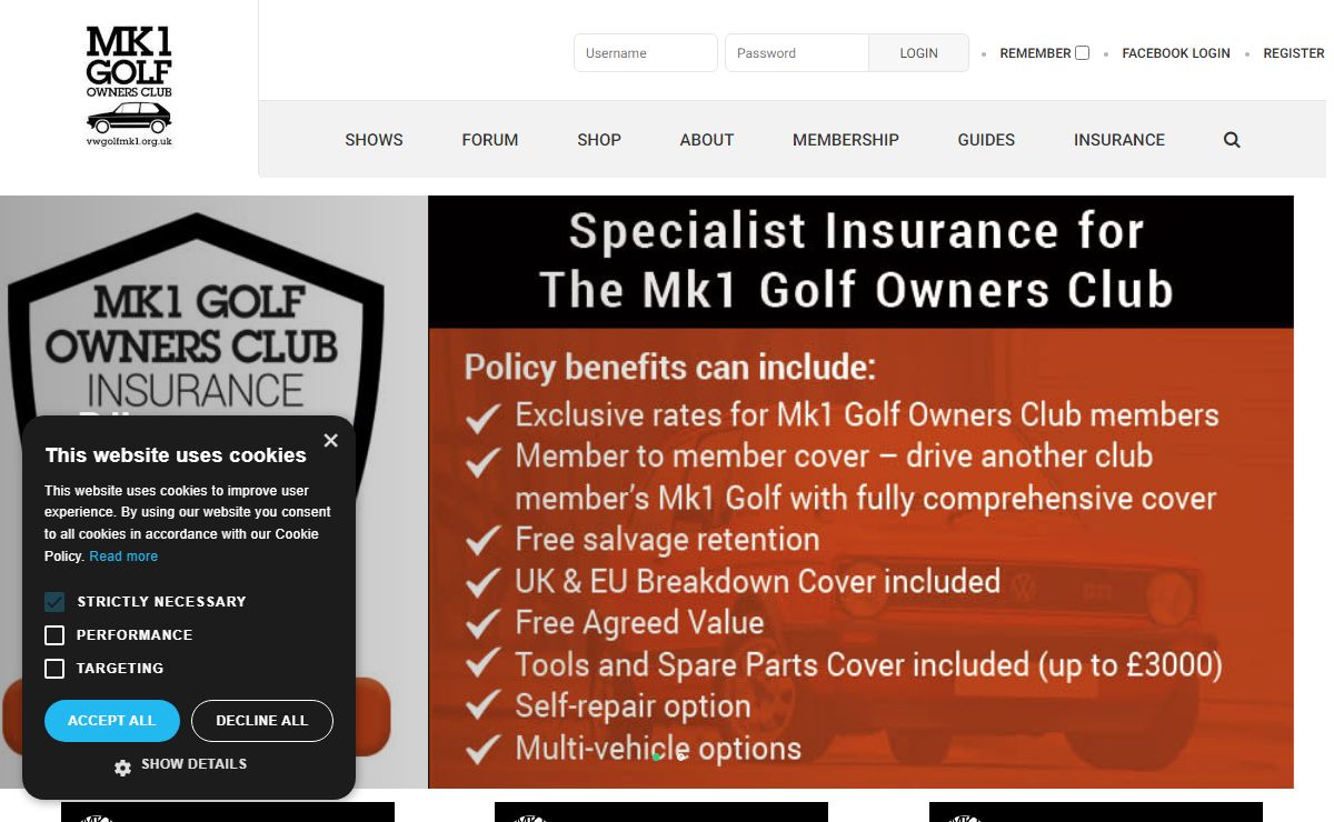 The Mk1 Golf Owners Club