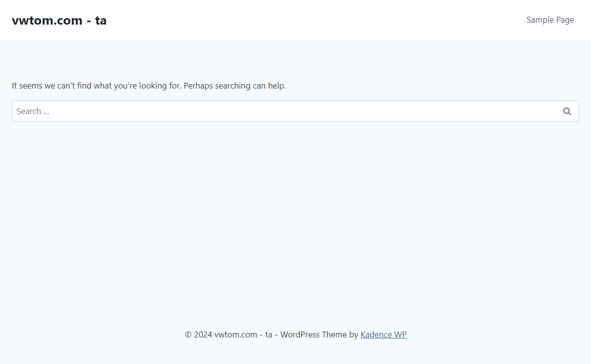 vwtom.com - ta - Just another WordPress site