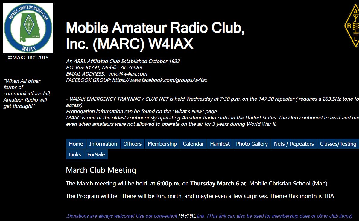 MARC / W4IAX