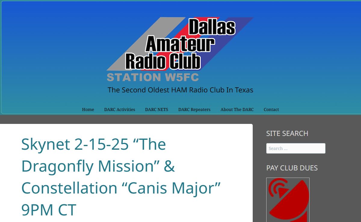 | The Second Oldest HAM Radio Club In Texas