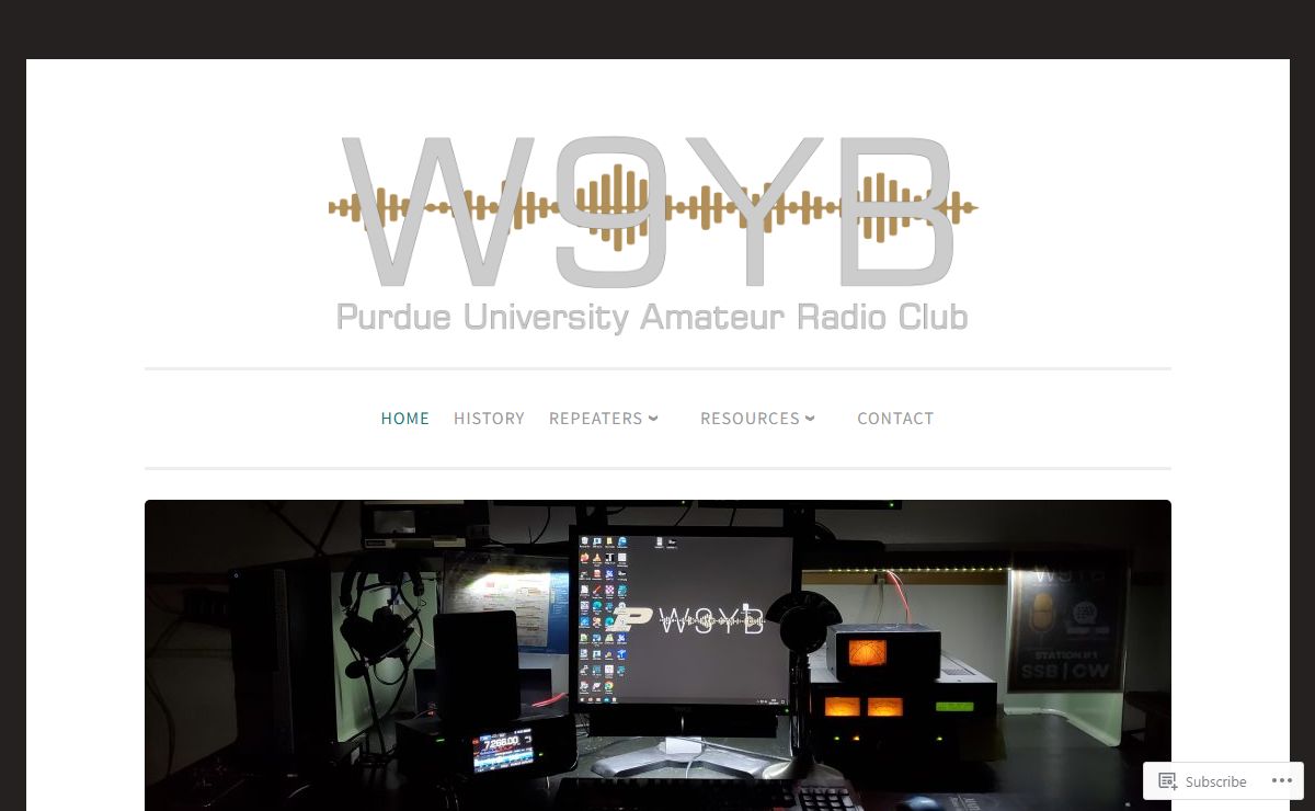 W9YB | Purdue University Amateur Radio Club – Established 1925