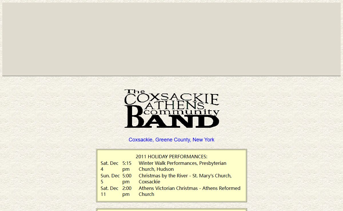 Coxsackie-Athens Community Band