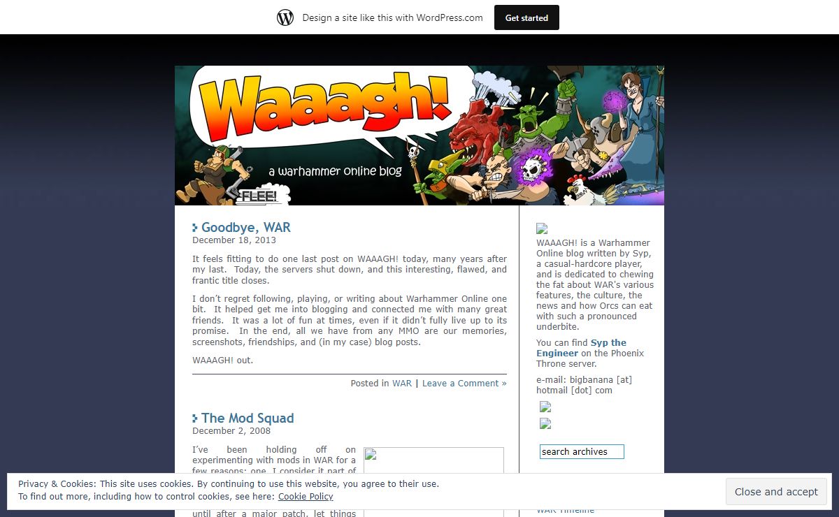 Waaagh! A Warhammer Online Blog