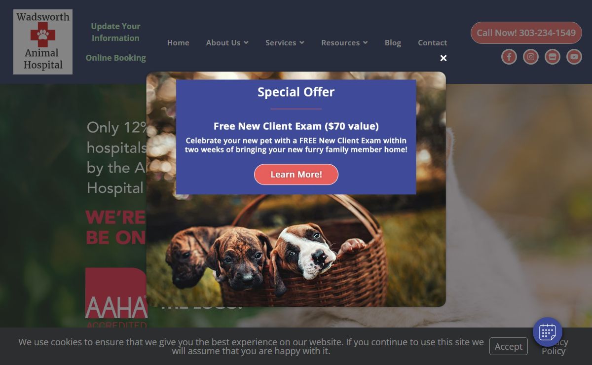 Vet Clinic in Wheat Ridge & Lakewood, CO | Animal Clinic